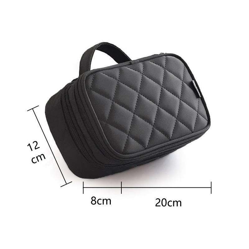 2020 New Cosmetic Bag Double Waterproof Makeup Bag Travel Organizer Cosmetologist Case Multi-function Storage Bags With Mirror, Black
2020 New Cosmetic Bag Double Waterproof Makeup Bag Travel Organizer Cosmetologist Case Multi-function Storage Bags With Mirror, Black
