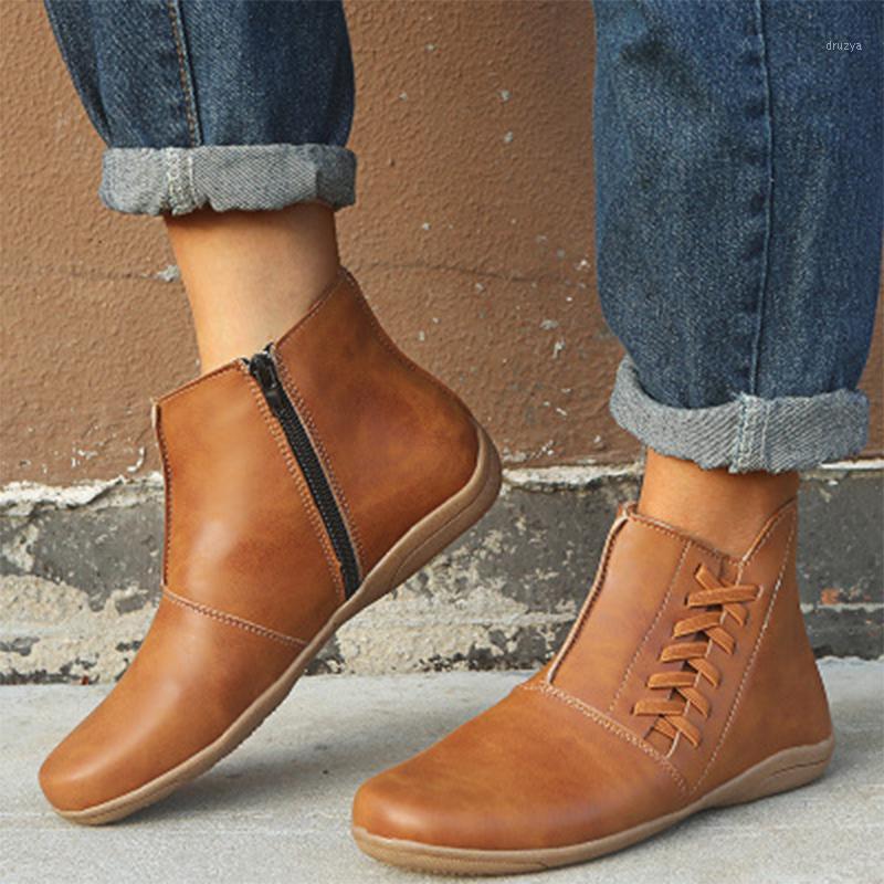 2020 Women Ankle Boots PU Leather Women's Shoes Footwear Unisex Retro Zip Short Boots Autumn Fashion Casual Warm Shoes Big Size1, Black
2020 Women Ankle Boots PU Leather Women's Shoes Footwear Unisex Retro Zip Short Boots Autumn Fashion Casual Warm Shoes Big Size1, Black