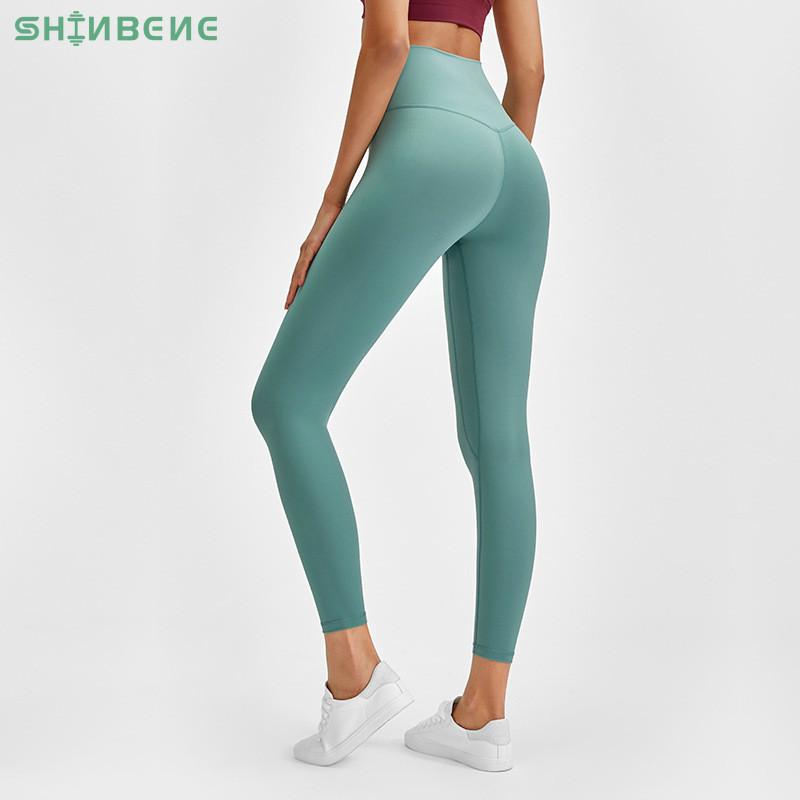 SHINBENE CLASSIC 2.0 Buttery-soft Naked-Feel Athletic Fitness Leggings Women Stretchy Squat Proof Gym Sport Tights Yoga Pants 201202