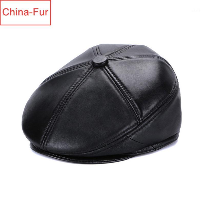 2020 Brand Hot Casual Men Real Sheepskin Leather Berets Hats Winter Male Real Sheep skin Leather Caps Natural Earlap Hat1, Black
2020 Brand Hot Casual Men Real Sheepskin Leather Berets Hats Winter Male Real Sheep skin Leather Caps Natural Earlap Hat1, Black