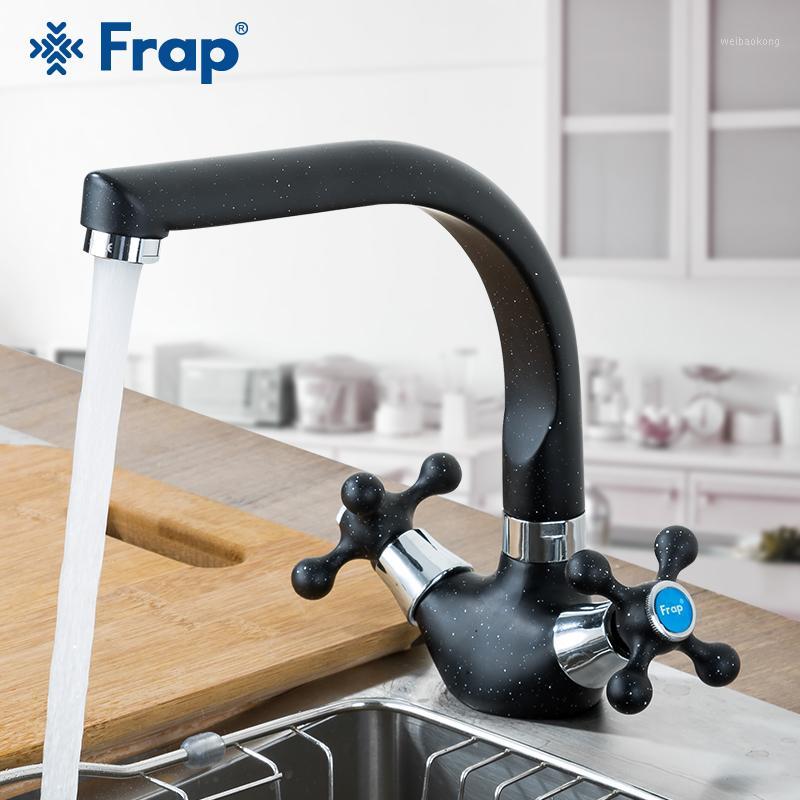FRAP Kitchen Faucet dual handle 5 color spray painting kitchen sink faucet deck mounted cold and hot water mixer tapware1
FRAP Kitchen Faucet dual handle 5 color spray painting kitchen sink faucet deck mounted cold and hot water mixer tapware1