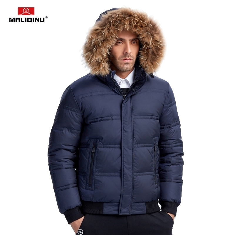 MALIDINU Men Down Jacket Winter Down Coat Thick Warm Winter Jacket Men Real Raccoon Fur Duck Down Jackets Men Wear Coats 201111, Blue
MALIDINU Men Down Jacket Winter Down Coat Thick Warm Winter Jacket Men Real Raccoon Fur Duck Down Jackets Men Wear Coats 201111, Blue