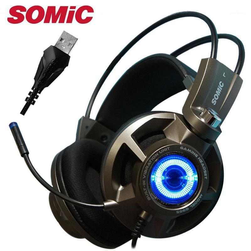 Gaming Headphone 7.1 sound Headset USB with Mic Microphone PC Bass Stereo Computer gamer Brand Somic G9551
Gaming Headphone 7.1 sound Headset USB with Mic Microphone PC Bass Stereo Computer gamer Brand Somic G9551