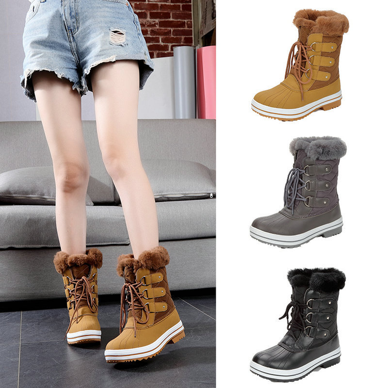 42 Big Size High Quality 2020 Woman Snowboots Women Shoes Hot Fashion Teddy Mid-calf Winter Boots Dwaterproof Water Pp1i, Black
42 Big Size High Quality 2020 Woman Snowboots Women Shoes Hot Fashion Teddy Mid-calf Winter Boots Dwaterproof Water Pp1i, Black