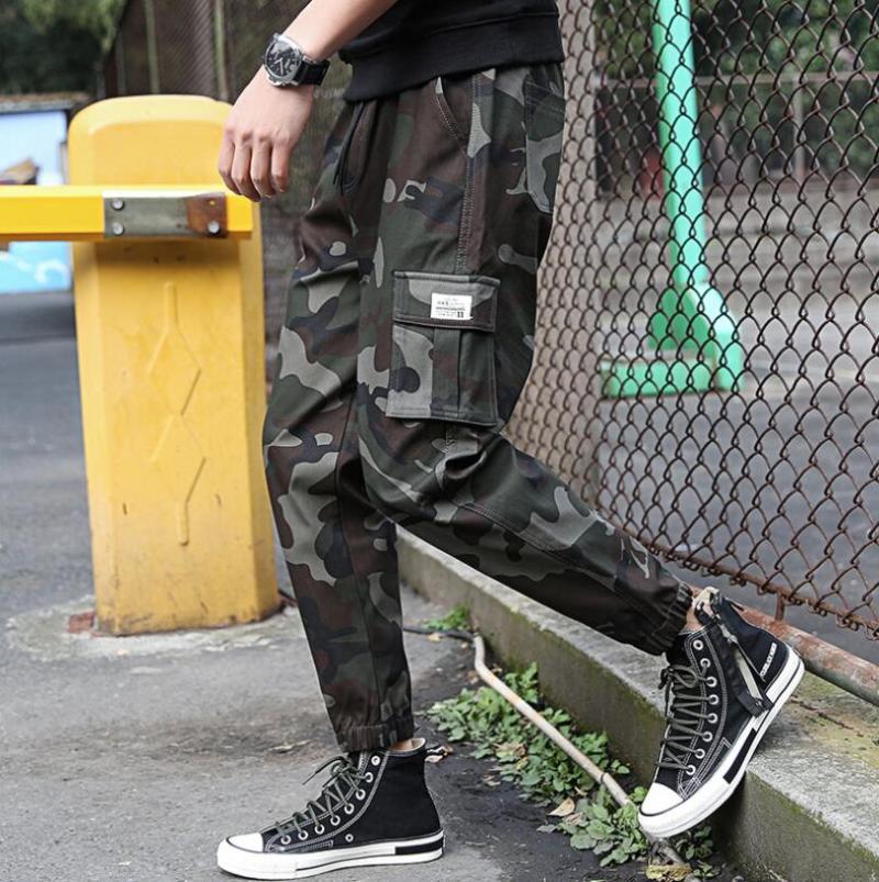 2020 New Mens Joggers Pants Autumn Camo Cargo Pants Men Jogger Harem Camouflage Streetwear Pockets Trousers w1155
2020 New Mens Joggers Pants Autumn Camo Cargo Pants Men Jogger Harem Camouflage Streetwear Pockets Trousers w1155