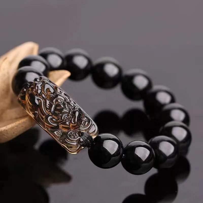 Feng Shui Black Natural Stone Pixiu Bracelets Attract Wealth And Good Luck Charms Jewelry For Women & Men Pixiu bracelet
Feng Shui Black Natural Stone Pixiu Bracelets Attract Wealth And Good Luck Charms Jewelry For Women & Men Pixiu bracelet