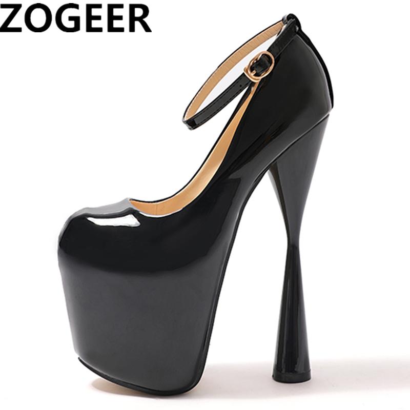 Plus Size 47 Sexy Platform 19CM Extreme High Heels Women Pumps Shoe Round Toe Fashion Black White Heel Party Wedding Fetish Shoe
Plus Size 47 Sexy Platform 19CM Extreme High Heels Women Pumps Shoe Round Toe Fashion Black White Heel Party Wedding Fetish Shoe