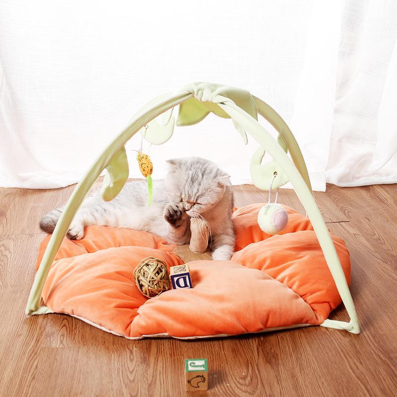 Foldable pet nest plush canvas cat small tent cat toy non-slip design small bed nest mat removable supplies1
Foldable pet nest plush canvas cat small tent cat toy non-slip design small bed nest mat removable supplies1