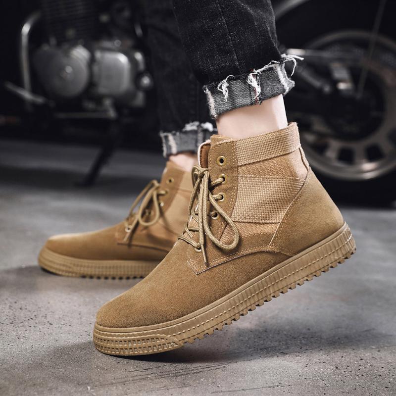 Winter Men's Boots Warm PU Leather Male -Boots Shoes Chaussure Mans Casual For Men Footwear Sneakers, Bk