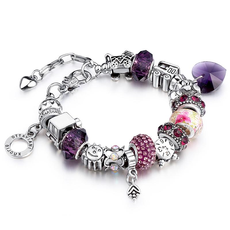 Austrian Amethyst Bead Bracelet Adjustable size Silver-Plated Crystal Pendant Bangle Beads 19cm Bracelet for Women jewelry
Austrian Amethyst Bead Bracelet Adjustable size Silver-Plated Crystal Pendant Bangle Beads 19cm Bracelet for Women jewelry