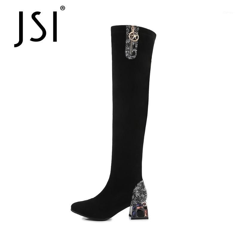 JSI Sexy Over-knee High Boots Woman Winter Warm Square Toe Long Boots Ladies Crystal Colorful High Square Heel Long JO6411, Black
JSI Sexy Over-knee High Boots Woman Winter Warm Square Toe Long Boots Ladies Crystal Colorful High Square Heel Long JO6411, Black