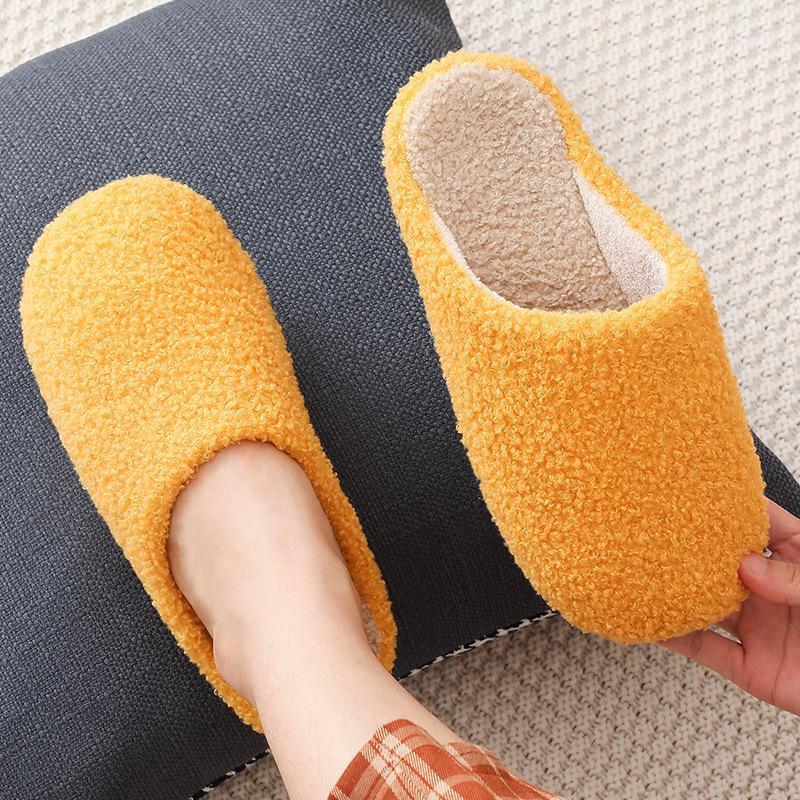 Comfortable Pure Color Winter Slippers Men Women Warm Plush Non-Slip On Flat couples Soft Shoes Ladies Comfortale House Shoes1, Red
Comfortable Pure Color Winter Slippers Men Women Warm Plush Non-Slip On Flat couples Soft Shoes Ladies Comfortale House Shoes1, Red
