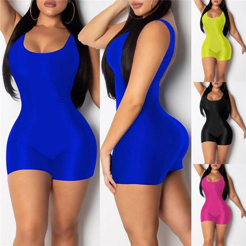 Women's Jumpsuits & Rompers 2022 Women Jumpsuit And Romper For Sexy Skinny Solid Sleeveless Short Playsuits Summer Casual Sport Shorts, Black;white
Women's Jumpsuits & Rompers 2022 Women Jumpsuit And Romper For Sexy Skinny Solid Sleeveless Short Playsuits Summer Casual Sport Shorts, Black;white