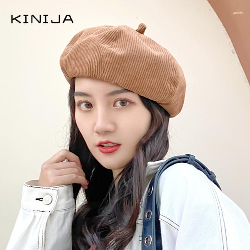 Spring Beret Hats For Women corduroy pure Color Fashion Retro Thin Artist Cap Hat Female Gorras Vintage Flat Pumpkin hat basin1, Black
Spring Beret Hats For Women corduroy pure Color Fashion Retro Thin Artist Cap Hat Female Gorras Vintage Flat Pumpkin hat basin1, Black