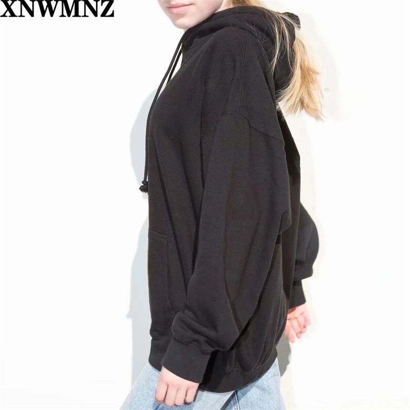 XNWMNZ za Autumn Winter Women Embroidery Flag Cotton Hoodie Oversized Hoodie Ultimate Hooded Sweatshirt 201202, Black
XNWMNZ za Autumn Winter Women Embroidery Flag Cotton Hoodie Oversized Hoodie Ultimate Hooded Sweatshirt 201202, Black