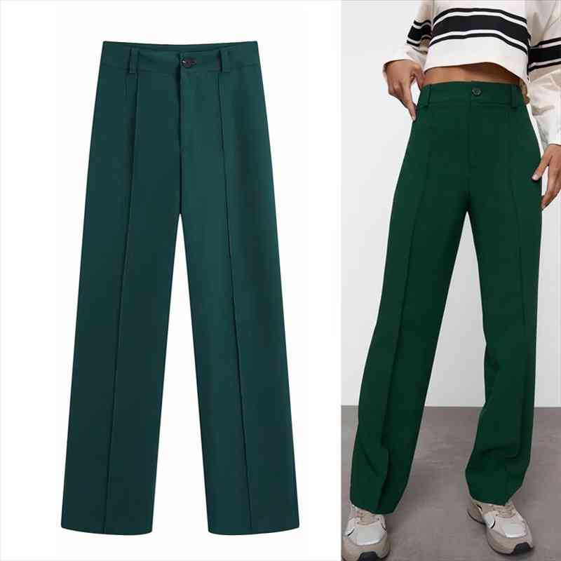 Za Green Pink Pants Woman Summer High Waisted Trousers Women Fashion Casual Zipper Button Suit Pants Female, Black;white
Za Green Pink Pants Woman Summer High Waisted Trousers Women Fashion Casual Zipper Button Suit Pants Female, Black;white