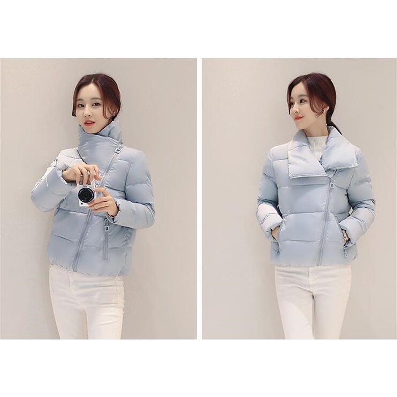 Winter jacket women High Quality short Cotton Padded Coat Fashion slim Winter Coats womens Thick warm casual Cotton parka 201026