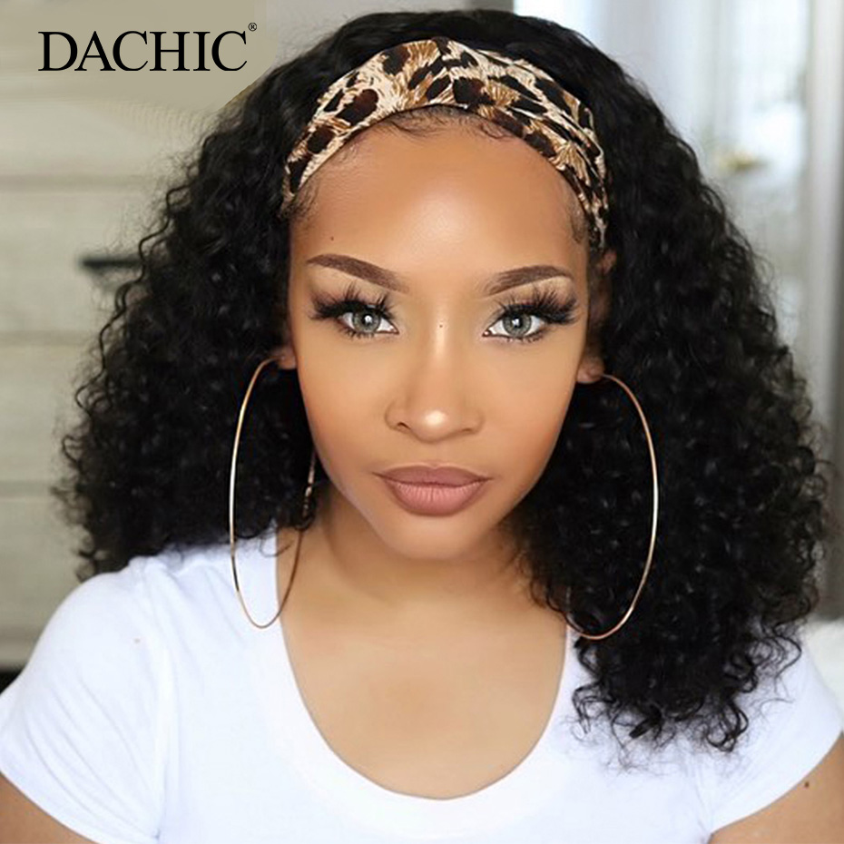 Headband Wig Human Hair Wigs For Black Women Brazilian Curly Human Hair Wigs 8"-26" Glueless Full Machine Made Wig With Headband, Natural color
Headband Wig Human Hair Wigs For Black Women Brazilian Curly Human Hair Wigs 8"-26" Glueless Full Machine Made Wig With Headband, Natural color