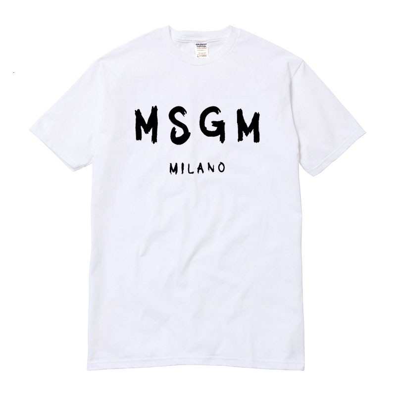 Wholesale-High Quality Men/Women MSGM T Shirt Summer Couple Brand Letter Printed Tops Tee Casual Cotton Short Sleeve O-Neck Tshirt, Gray
Wholesale-High Quality Men/Women MSGM T Shirt Summer Couple Brand Letter Printed Tops Tee Casual Cotton Short Sleeve O-Neck Tshirt, Gray
