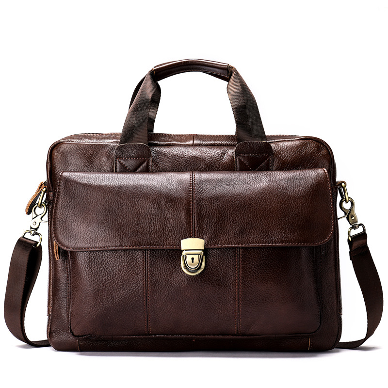 Shoulder Bag Male Men's Leather Bag Crossbody Business Handbag Briefcase First Layer Cowhide Laptop Organizers for Documents, Black
Shoulder Bag Male Men's Leather Bag Crossbody Business Handbag Briefcase First Layer Cowhide Laptop Organizers for Documents, Black