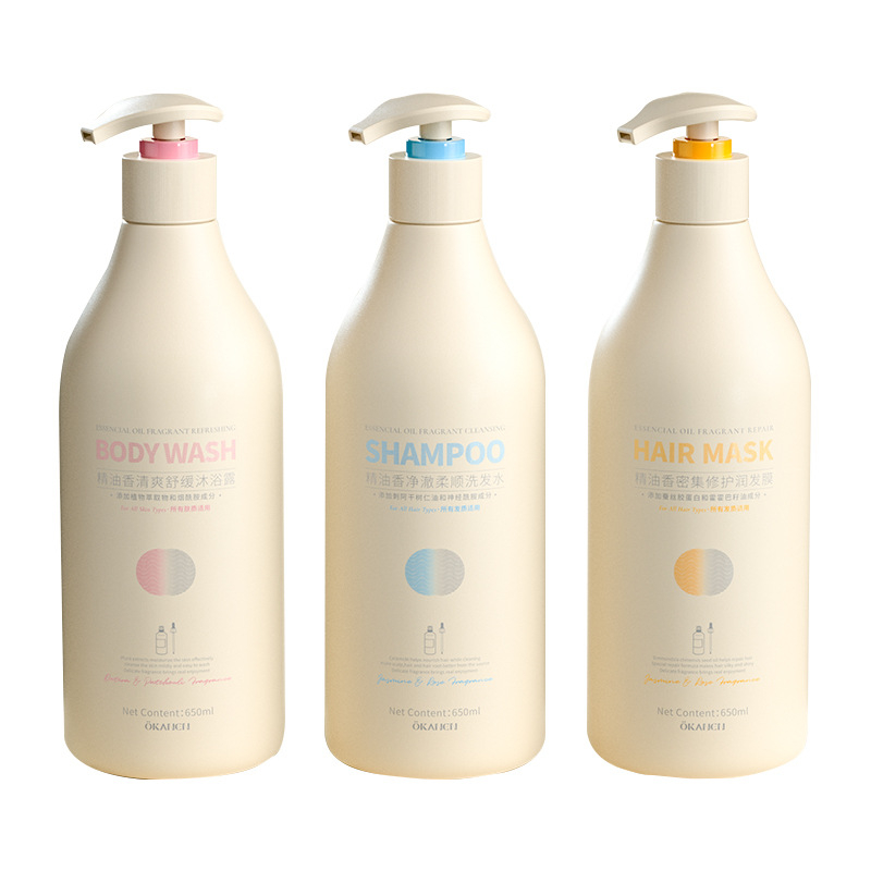 Essential Oil Shampoo Anti Dandruff Anti-Itching Oil Control Deep Cleansing Long-lasting Fragrance Professional Hair Care 650ml
Essential Oil Shampoo Anti Dandruff Anti-Itching Oil Control Deep Cleansing Long-lasting Fragrance Professional Hair Care 650ml