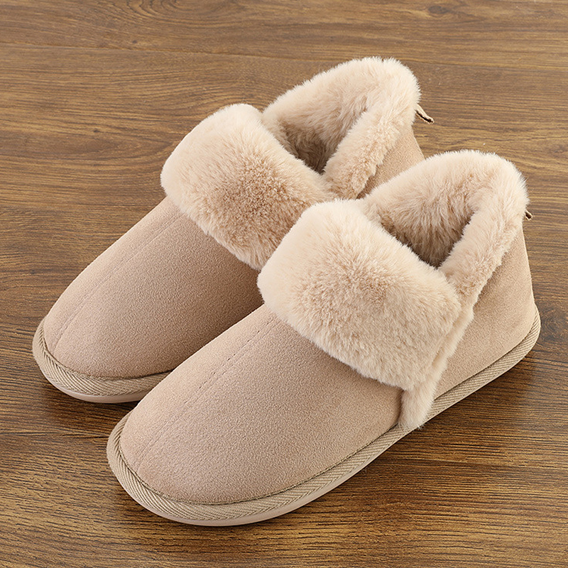 Women slippers home Wrapped Ladies Fur slippers woman Plush Non-slip Indoor slippers Winter new Unisex family shoes house 201104