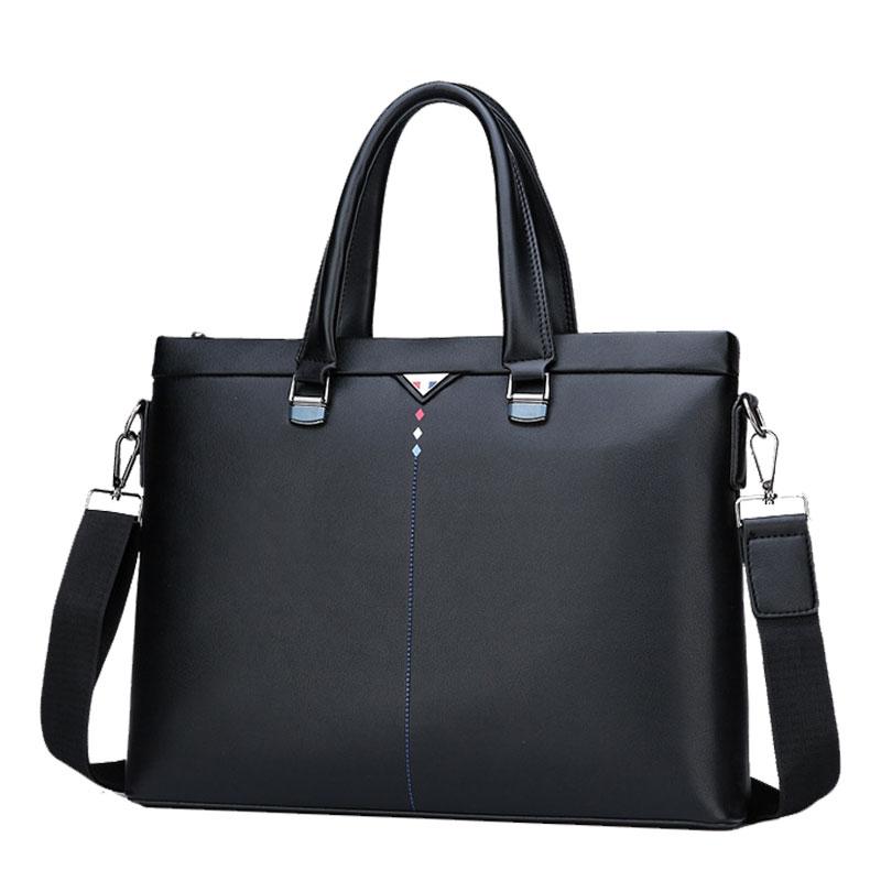 Men Business Briefcase 14 Inch Laptop Handbags Large Capacity Shoulder Messenger Bag for Man Waterproof Pocket Leather Male Bags, Black
Men Business Briefcase 14 Inch Laptop Handbags Large Capacity Shoulder Messenger Bag for Man Waterproof Pocket Leather Male Bags, Black