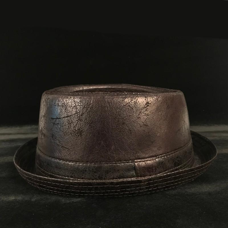 4 Big Size 100% Leather Pork Pie Hat For Dad Fedora Hat Men Boater Flat Jazz For Gentleman Porkpie Top Dad Hats, Dark coffee
4 Big Size 100% Leather Pork Pie Hat For Dad Fedora Hat Men Boater Flat Jazz For Gentleman Porkpie Top Dad Hats, Dark coffee