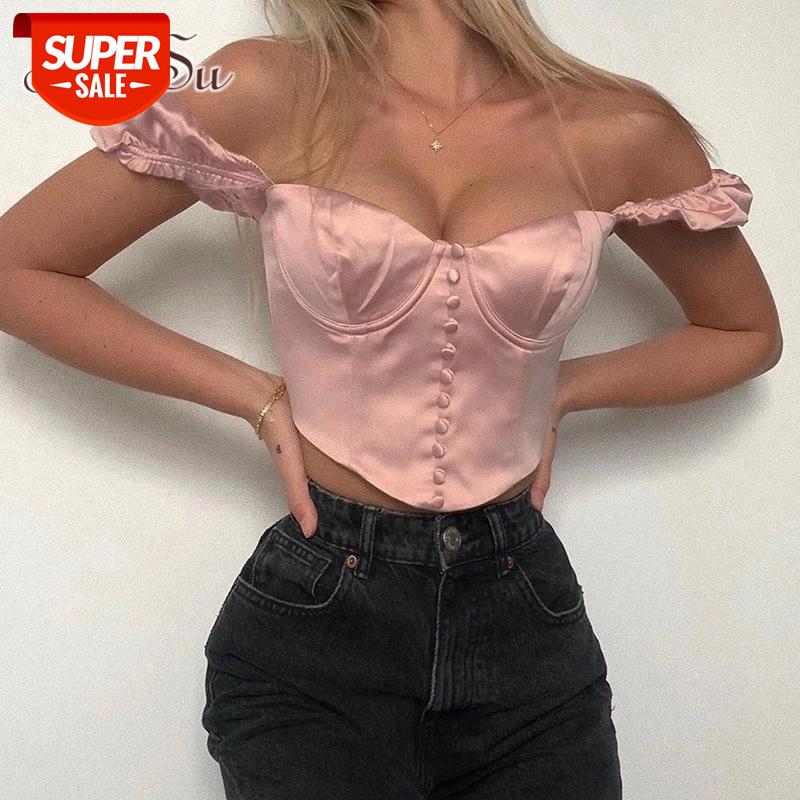 ArtSu Sexy Low Cut Off The Shoulder Crop Tops Women Square Collar Pink Short Sleeve T-Shirts Summer Sweet Top Tee Female TS52574 #ib7x, White
ArtSu Sexy Low Cut Off The Shoulder Crop Tops Women Square Collar Pink Short Sleeve T-Shirts Summer Sweet Top Tee Female TS52574 #ib7x, White