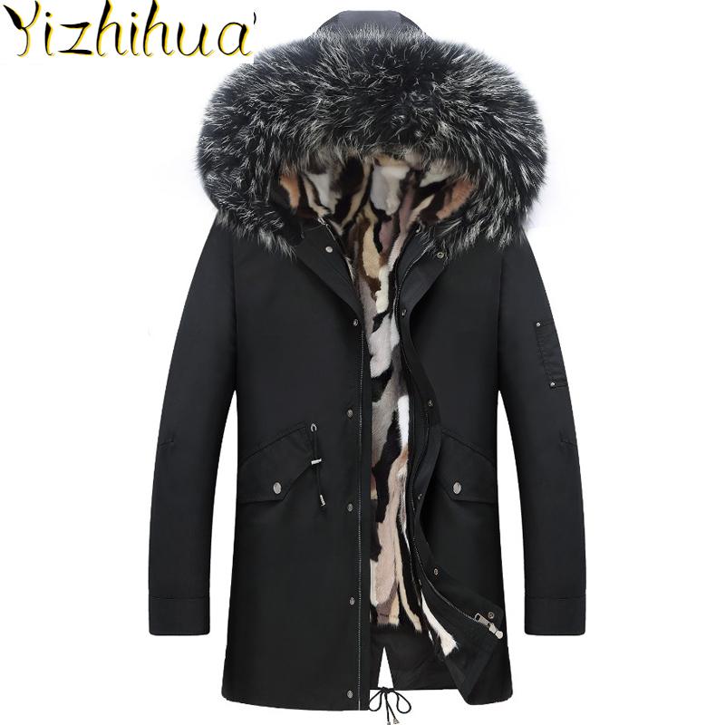 

Azazel Parka Real Fur Coat Men Clothes 2020 Winter Jacket Liner Plus Size Luxury Coat Parkas Hombre Invierno KJ2082, Hunse liner