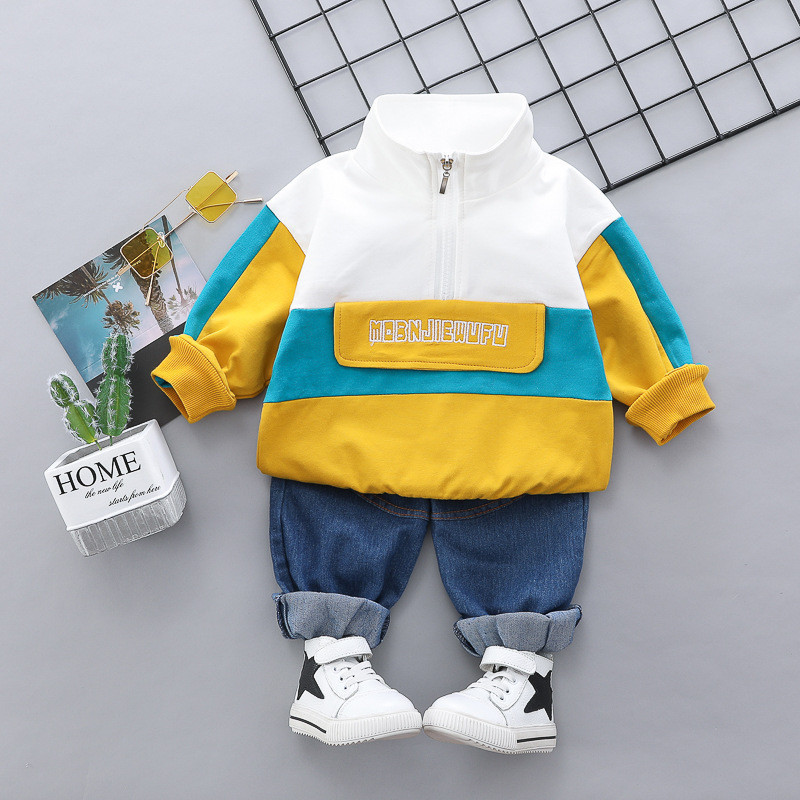 Toddler Boys Clothing Set Spring Casual Kids Baby Clothes Sets for Boys Hooded T-shirt + Pants Outfit Suit Children Clothes LJ201202