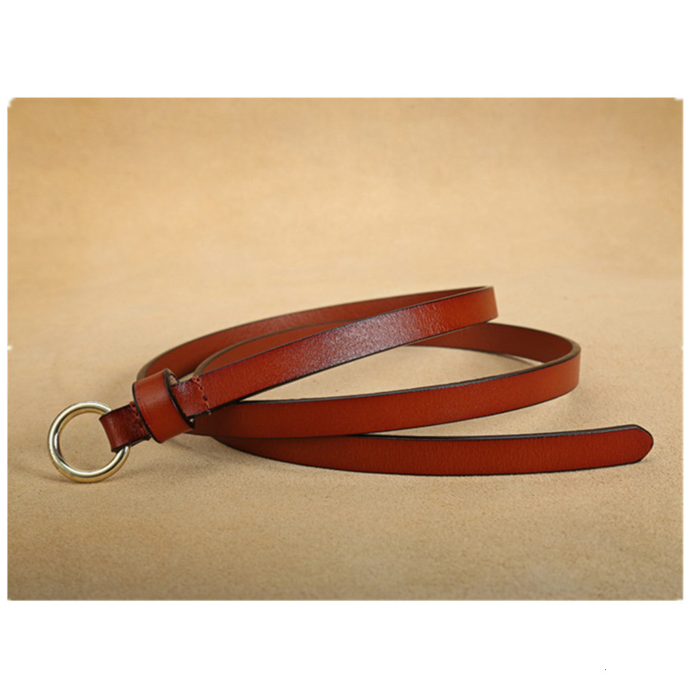 Women's leather belt women's pin buckle pants belt casual women's belt, Black