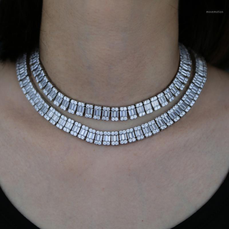 sparkling bling cz cluster tennis necklace iced out baguette CZ tennis link chain hip hop Necklace for women choker 15" 16"1
sparkling bling cz cluster tennis necklace iced out baguette CZ tennis link chain hip hop Necklace for women choker 15" 16"1