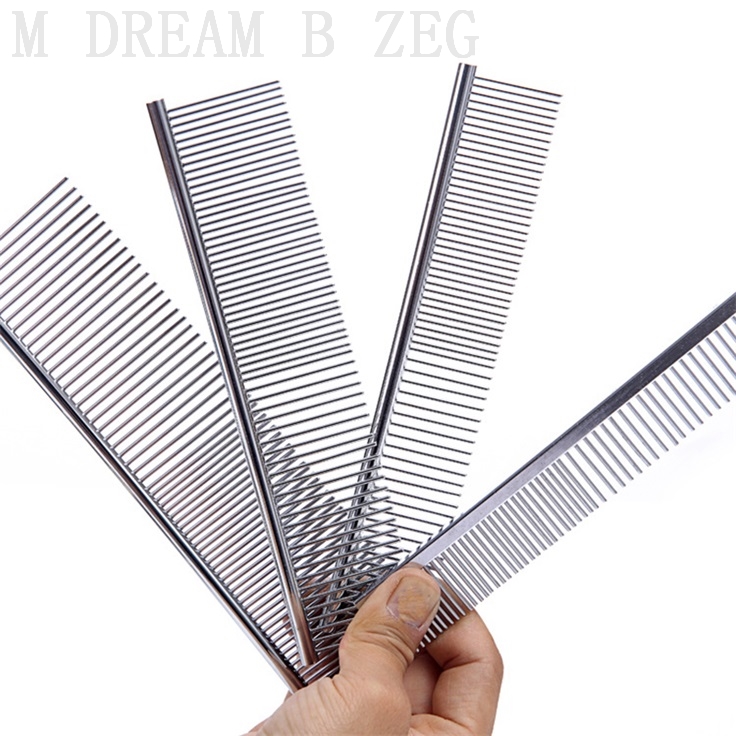 4 Sizes Pet Grooming Brush Comb Tools For Dog Clean Brushes Pin Cat Brush Stainless Steel Dogs Comb Metal Pet Product
