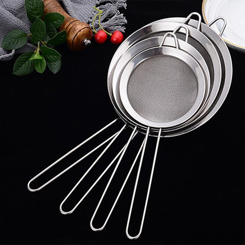Stainless Steel Wire Fine Mesh Oil Strainer Flour Handheld Sifter Sieve Colanders Filtering Kitchen DIY Cooking Tools1
Stainless Steel Wire Fine Mesh Oil Strainer Flour Handheld Sifter Sieve Colanders Filtering Kitchen DIY Cooking Tools1