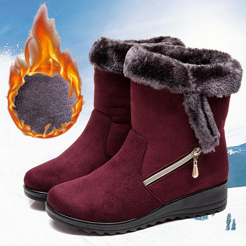 2020 new snow boots fashion women's boots flat with winter plus cotton short ladies cotton shoes, Brown
2020 new snow boots fashion women's boots flat with winter plus cotton short ladies cotton shoes, Brown
