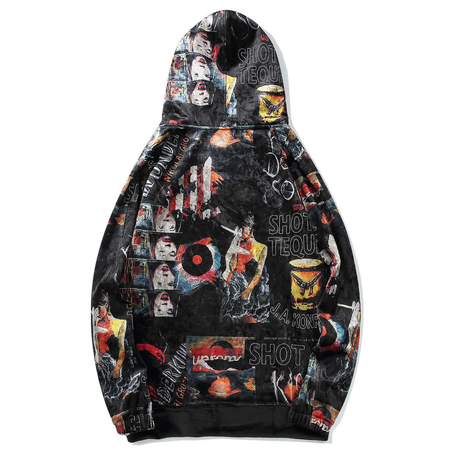 2021 New Aelfric Eden Funny Graffiti Thick T-shirt Harajuku Famous Hoodie Hip Hop Casual Men' Pullover 3qd2, Black
2021 New Aelfric Eden Funny Graffiti Thick T-shirt Harajuku Famous Hoodie Hip Hop Casual Men' Pullover 3qd2, Black