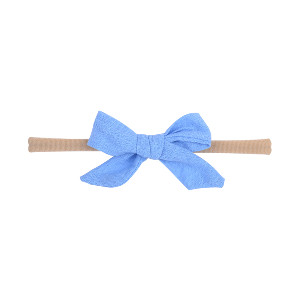 12pcs/lot Sweet Candy Colors Bow Headband Elastic Hair Band For Baby Girls Handmade Hairband Turban Headwear Hair Accessories LJ200903