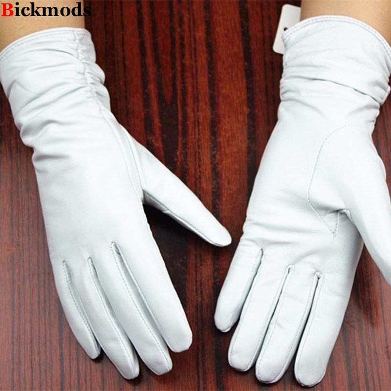 Leather gloves sheepskin gloves white female models elastic thin cashmere lining weatherization armband sets free shipping LJ200925, Blue;gray
Leather gloves sheepskin gloves white female models elastic thin cashmere lining weatherization armband sets free shipping LJ200925, Blue;gray