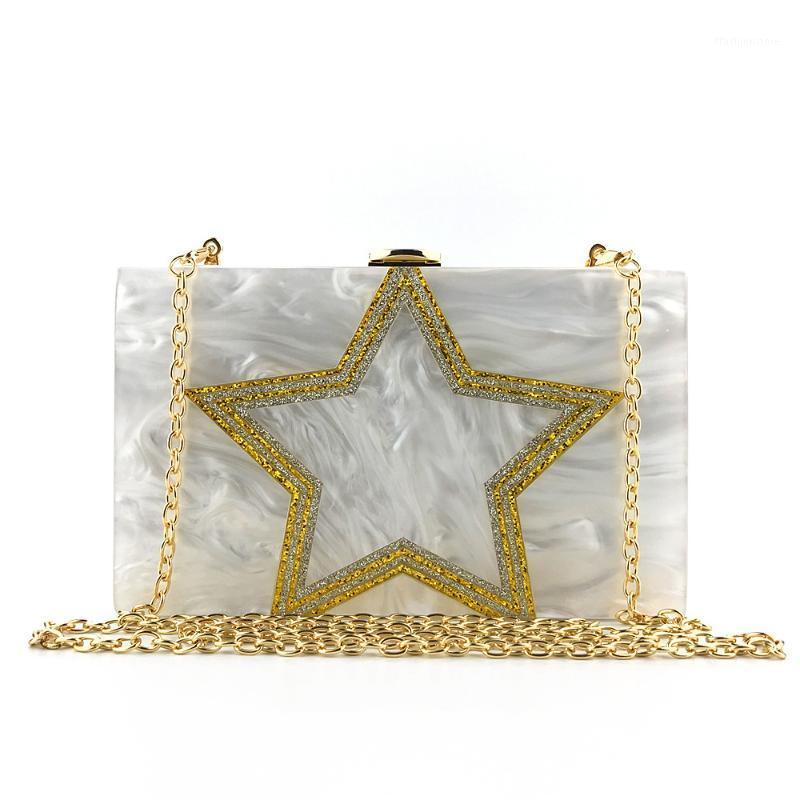 2020 women acrylic bag gold five star evening clutch bags wedding banquet wallets with chain white purse drop shipping MN16661, Ivory
2020 women acrylic bag gold five star evening clutch bags wedding banquet wallets with chain white purse drop shipping MN16661, Ivory