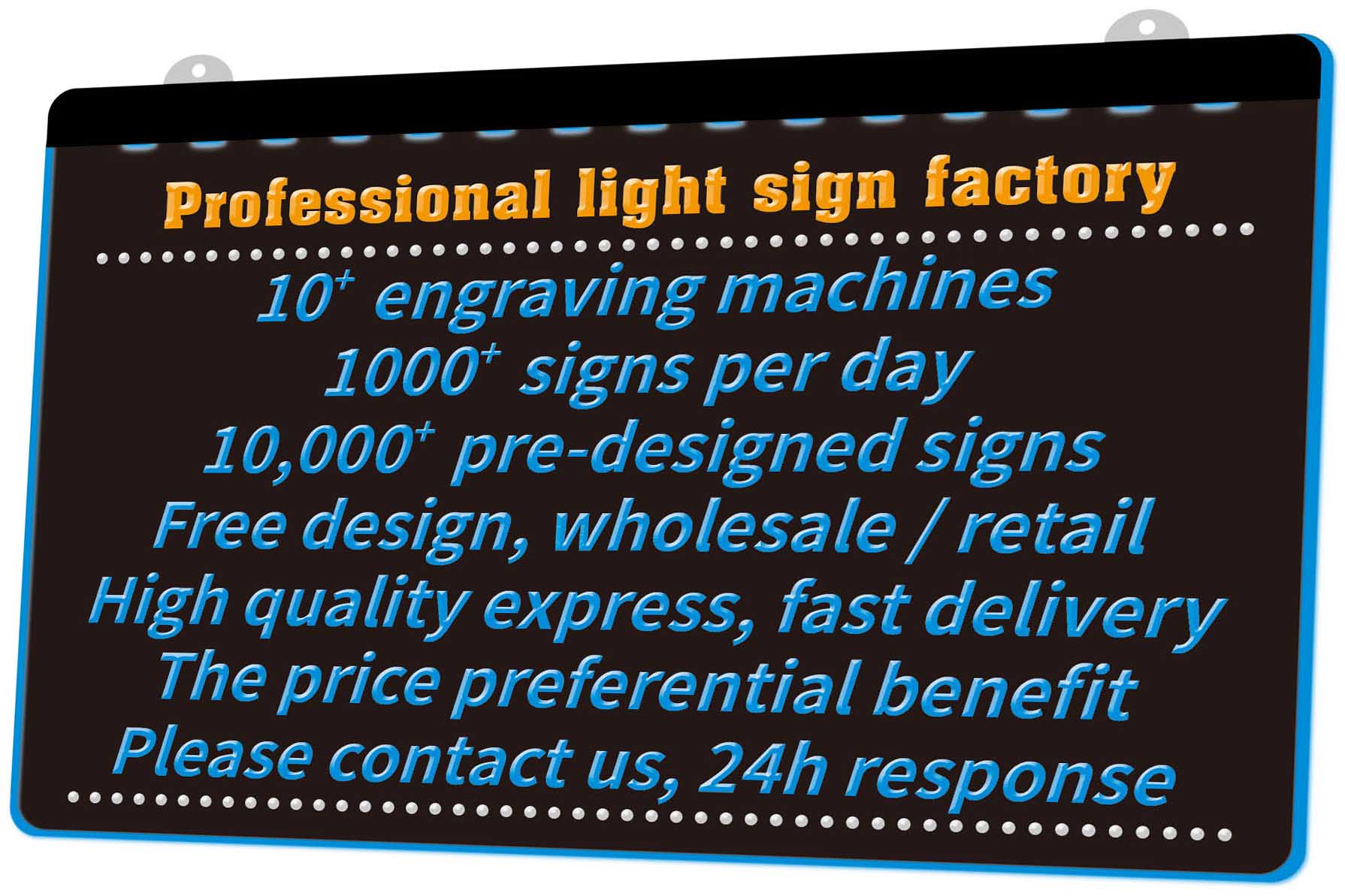 Professional Light Sign Factory 3D Engraving Personalized Customization Free Light Sign 3D Engraving
Professional Light Sign Factory 3D Engraving Personalized Customization Free Light Sign 3D Engraving