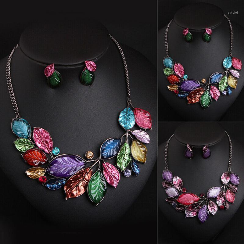 Fashion Women Choker Statement Crystal Leaf Necklace Earrings Bridal Rhinestone Jewelry Bib Set Wedding Party Gifts Accessories1, As pic
Fashion Women Choker Statement Crystal Leaf Necklace Earrings Bridal Rhinestone Jewelry Bib Set Wedding Party Gifts Accessories1, As pic