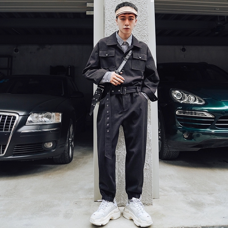 2021 New Multi Pockets Cargo Long-sleeved Fashion Work with Male Overalls Tools Spring Loose Autumn Uniform Ds50403 NQPY, Blue.
2021 New Multi Pockets Cargo Long-sleeved Fashion Work with Male Overalls Tools Spring Loose Autumn Uniform Ds50403 NQPY, Blue.