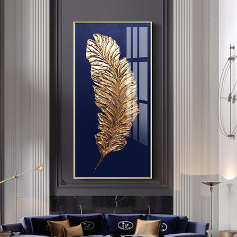 Customize Golden Feather Canvas Painting, Feather Leaves Wall Art Posters and Prints, Wall Pictures for Living Room Decor
Customize Golden Feather Canvas Painting, Feather Leaves Wall Art Posters and Prints, Wall Pictures for Living Room Decor