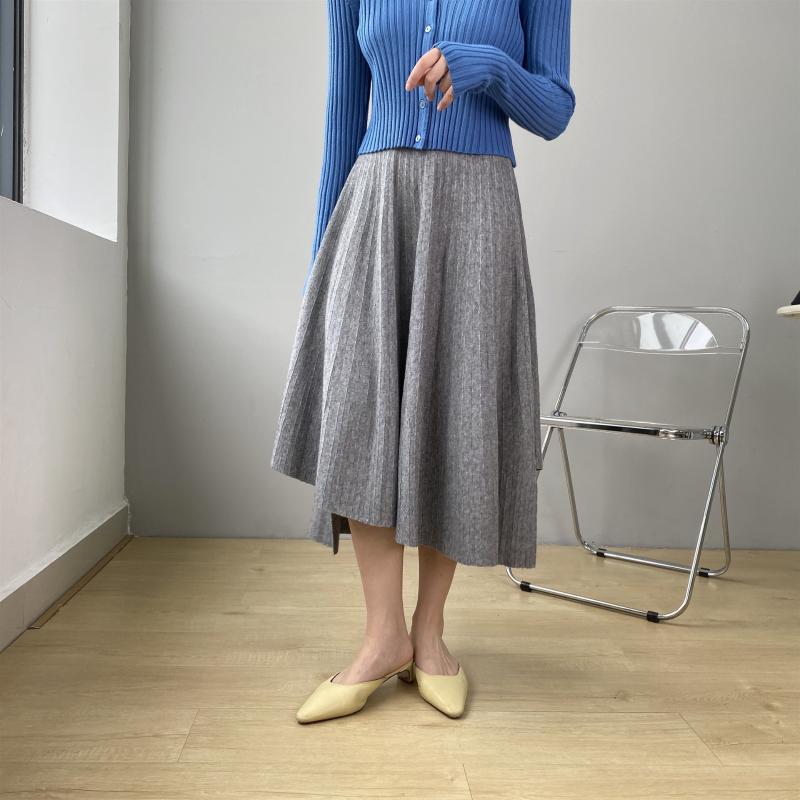 2020 New Winter Skirts Women High Waist Knit Skirts Womens Fashion A-Line Skirt Femme Casual Solid Irregular Streetwear, Color 1
2020 New Winter Skirts Women High Waist Knit Skirts Womens Fashion A-Line Skirt Femme Casual Solid Irregular Streetwear, Color 1