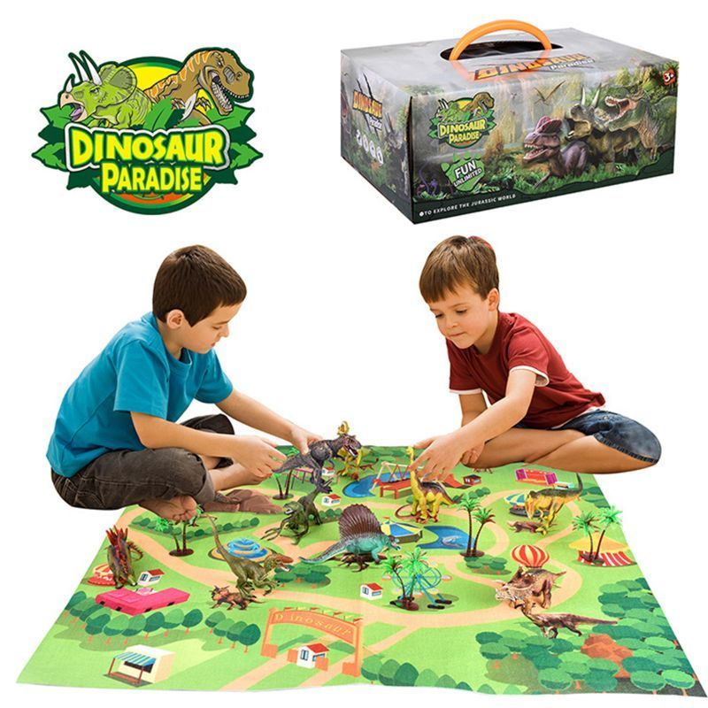 Dinosaur Toy Figure Activity Play Mat & Trees Realistic Dinosaur Playset Baby Play Mat LJ201113, Blue
Dinosaur Toy Figure Activity Play Mat & Trees Realistic Dinosaur Playset Baby Play Mat LJ201113, Blue