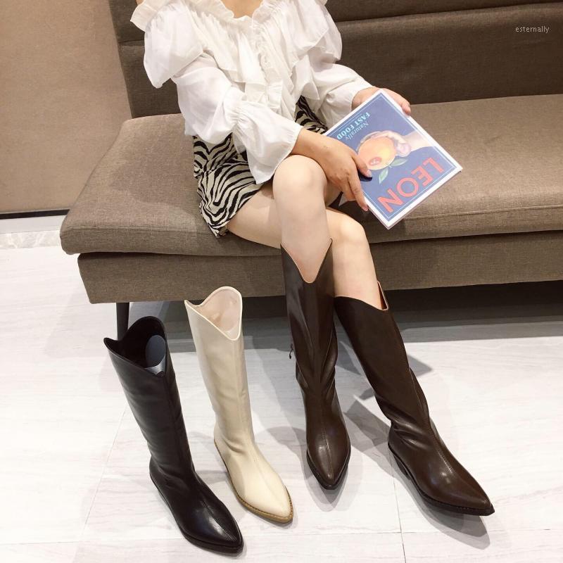 Soft Leather High Boots Women Cowboy Boots Pointed Toe 2020 New Female Fashion Knee High Riding Black Slim Leg1, Brown
Soft Leather High Boots Women Cowboy Boots Pointed Toe 2020 New Female Fashion Knee High Riding Black Slim Leg1, Brown