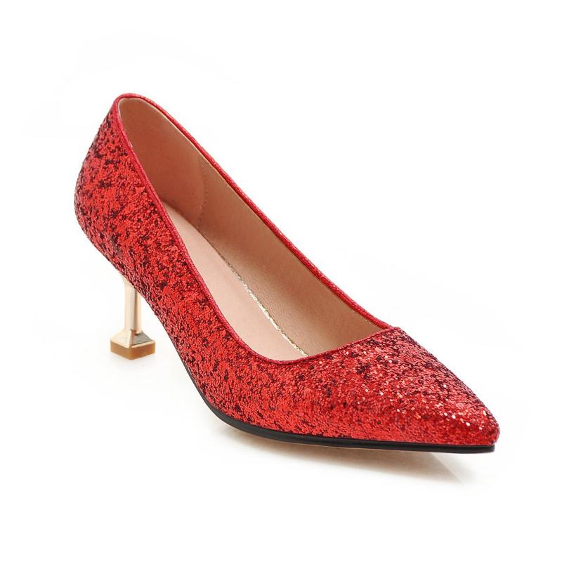 Fashion sequins wedding shoe 19 years spring new high heel cat with 40-43 shallow mouth pointed single woman shoes, Black
Fashion sequins wedding shoe 19 years spring new high heel cat with 40-43 shallow mouth pointed single woman shoes, Black