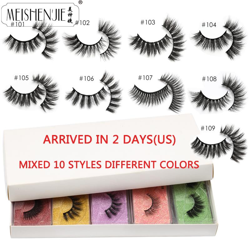 MEISHENJIE 20/30/50/100 pairs Wholesale Eyelashes 3D super fluffy Mink Lashes Natural soft False Eyelashes Makeup bulk
MEISHENJIE 20/30/50/100 pairs Wholesale Eyelashes 3D super fluffy Mink Lashes Natural soft False Eyelashes Makeup bulk