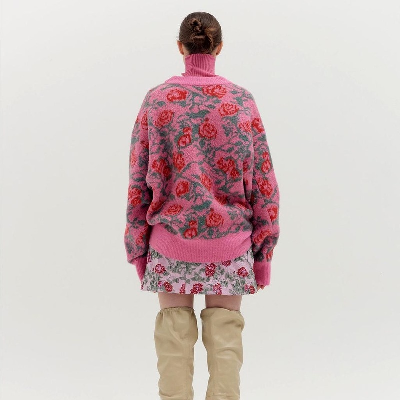 Younger 2021 Luxury Designer Shirts Loose for Women Retro Pink Female Flowers Thick Winter Pullovers Sweet Tops Jumpers 2svc
Younger 2021 Luxury Designer Shirts Loose for Women Retro Pink Female Flowers Thick Winter Pullovers Sweet Tops Jumpers 2svc